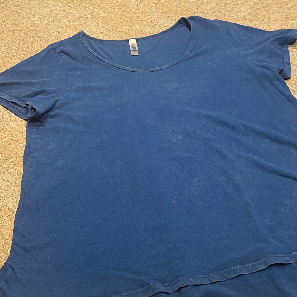 LuLaRoe Classic Blue Short Sleeve Tee